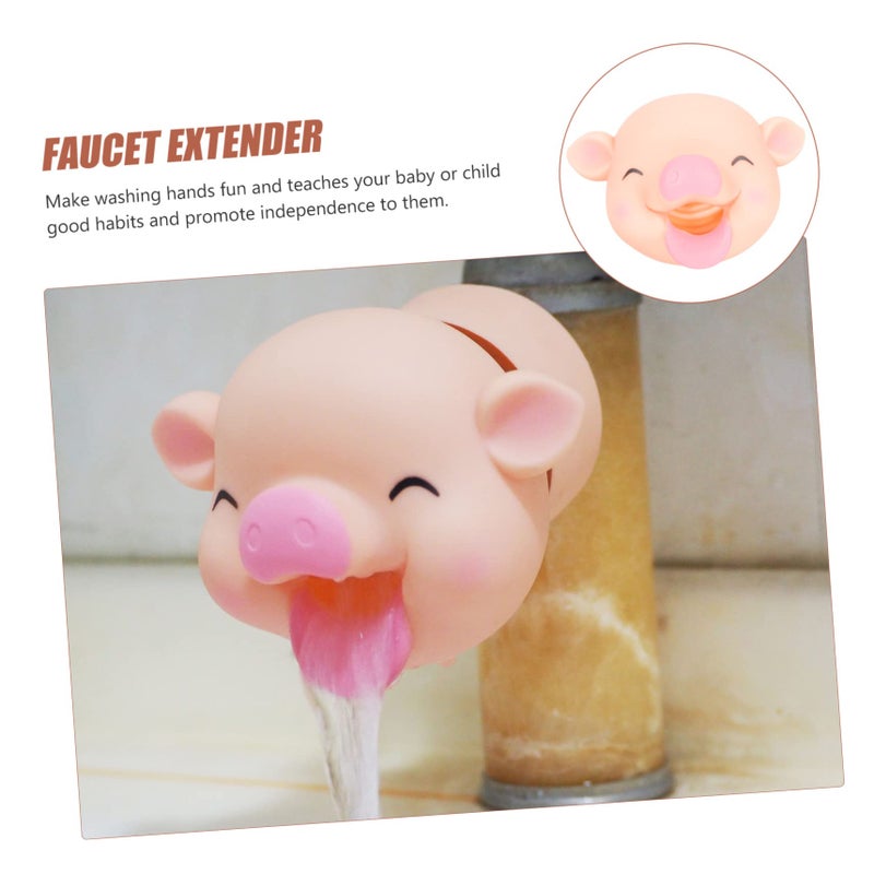 Kids Faucet Extender Cartoon Animal Splash Guard Easy Handwashing for Bathroom Kitchen - Image 4