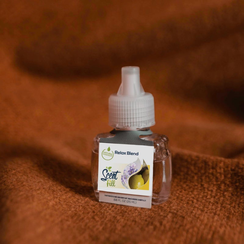 Scent Fill Relax Blend Plug in Air Freshener, 4 Scented Oil Refills - Image 2