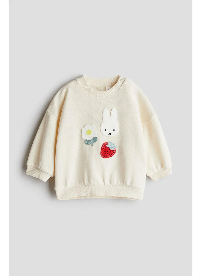H&M Appliquéd sweatshirt