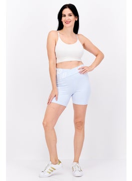 New Balance Women Sportswear Fit 5 Inseam Training Shorts, Light Blue  - Image 4
