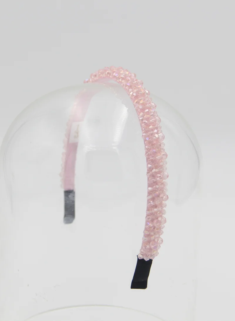D'Daniela Headband Erica For  Girls Pink Embroidery
