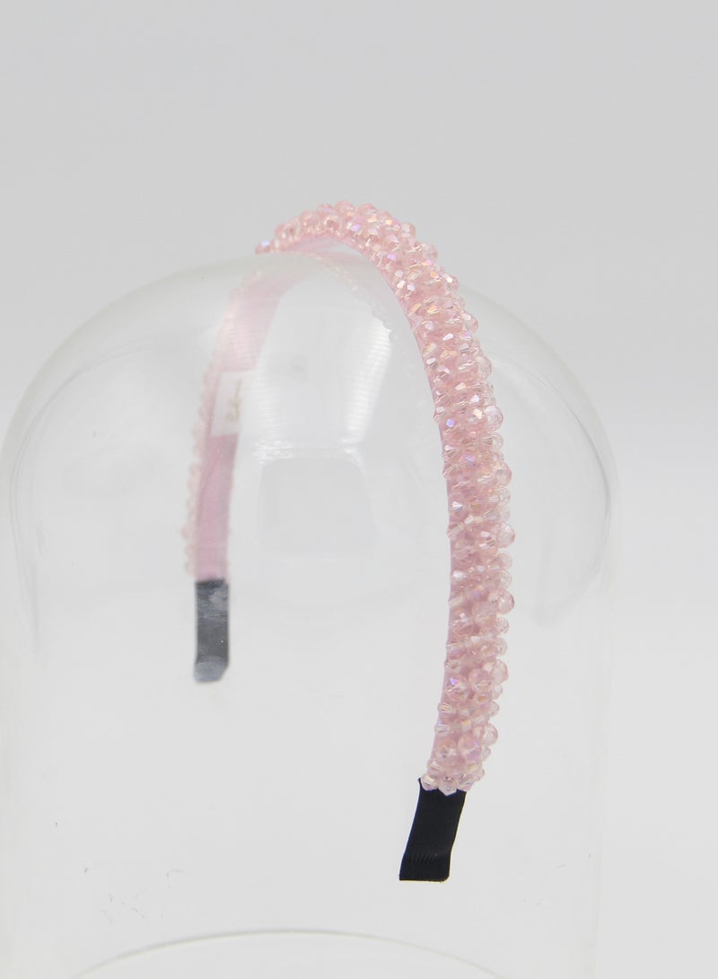 دىدانيالا طوق شعر إيريكا للبنات بتطريز وردي - Image 4