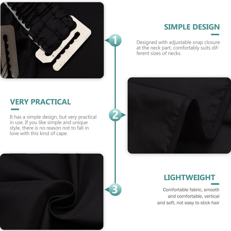 Barber Cape with Clear Window, Lightweight and Comfortable for Hair Cutting and Styling - Image 5