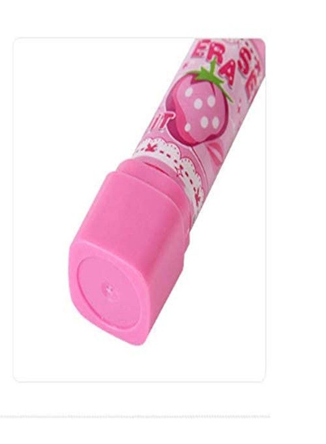 BREEPREE ممحاة مطاطية على شكل أحمر شفاه للبنات من كرييتيفز، عبوة هدايا مكونة من (6 قطع) - Image 4