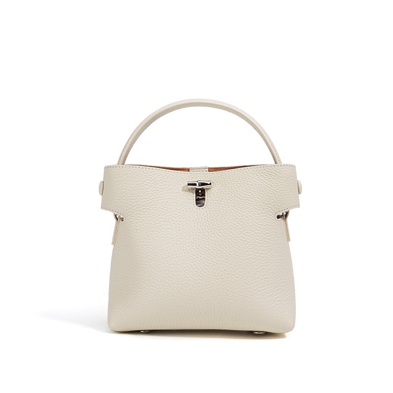 Women'S Leather Bag Shoulder Crossbody Women'S Bag Large Capacity Bucket Bag Large Capacity Tote Bag Leather Bag - Image 1