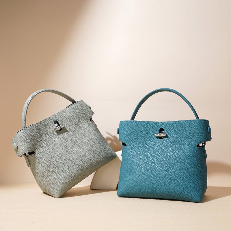 Women'S Leather Bag Shoulder Crossbody Women'S Bag Large Capacity Bucket Bag Large Capacity Tote Bag Leather Bag - Image 2