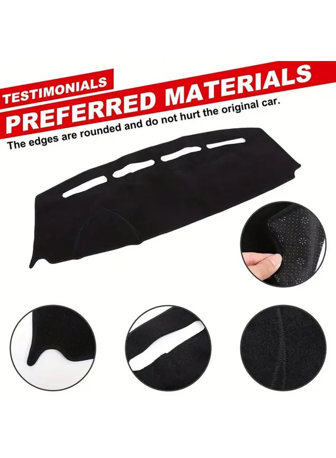 Black Sunshade Mat For Fiat 500 2008 To 2023 Left Hand Drive Without Battery - Image 4
