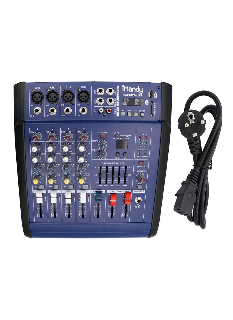 4 Channel Mixer - Blue - Image 4