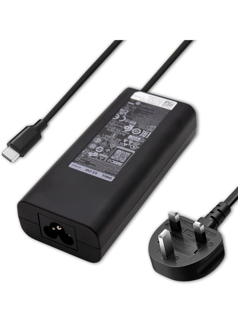 Zexen Genuine 65W Type C Ac Adapter For Latitude 7389 2-in-1, 5285 2-in-1 Rugged Extreme Tablet Compatible P/N JYJNW 0JYJNW 0M1WCF OM1WCF OJYJNW 72PVT USB-C Laptop Charger - Image 1