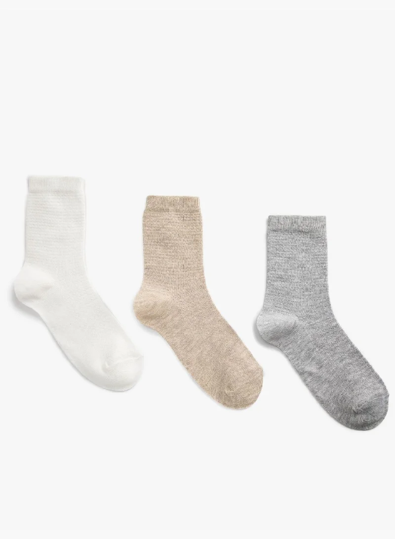 KOTON Multi Basic Long Socks