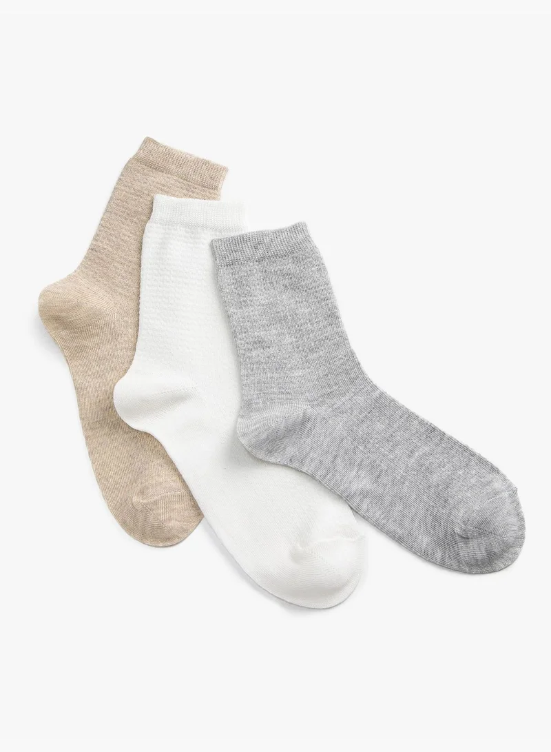 KOTON Multi Basic Long Socks