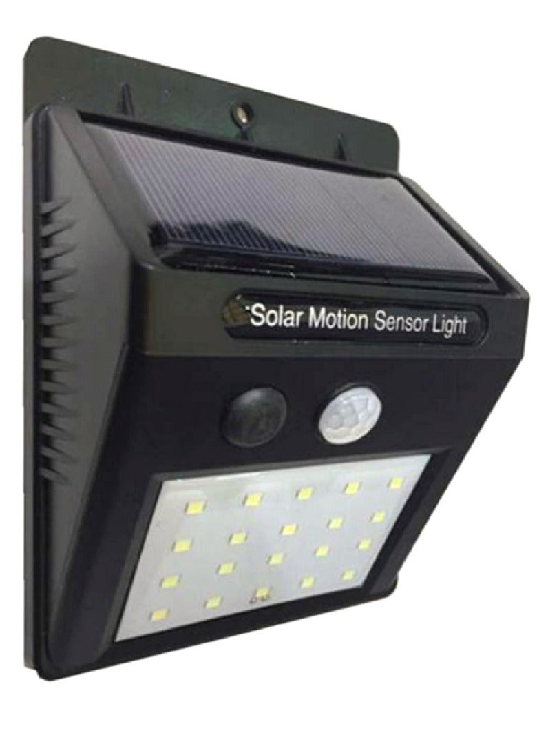 20 LED Solar Power PIR Motion Sensor Wall Light - Image 1