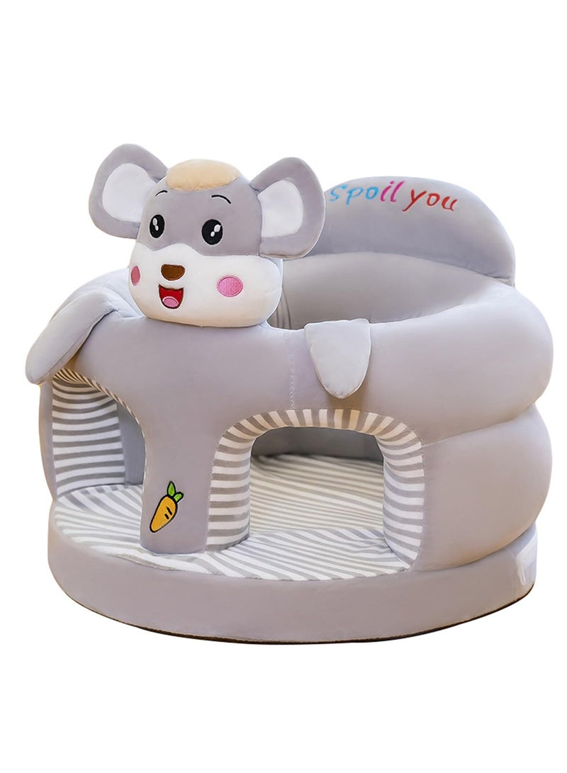 DOOKOO Baby Sitting Support Seat Sofa, Infant Learning Chair - Crystal Velvet Fabric, PP Cotton Filling, Perfect Toddler Gift to Learn to Sit - Image 2