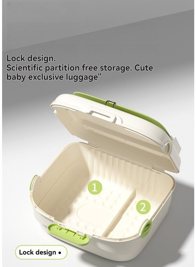 Beauenty حقيبة الأم، حقيبة الأم والطفل، كرسي طعام للأطفال خفيف الوزن ومتعدد الوظائف، كرسي طعام للأطفال، حقيبة كتف محمولة للخروج - Image 4