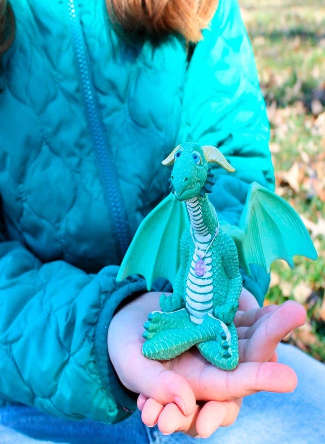 Safari Ltd. Peace Dragon Figurine - 3.75" Plastic Dragon Figure - Mythical Toy for Boys, Girls and Kids Ages 4+ - Image 2