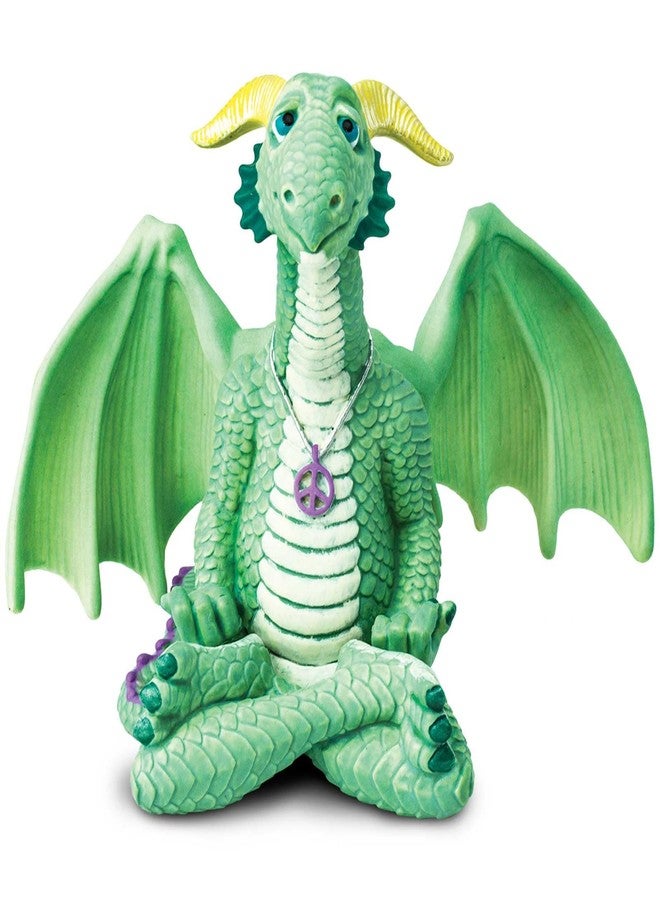 Safari Ltd. Peace Dragon Figurine - 3.75" Plastic Dragon Figure - Mythical Toy for Boys, Girls and Kids Ages 4+ - Image 4