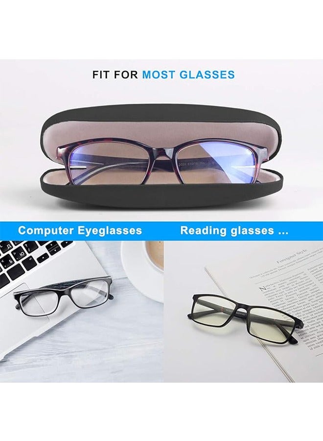TodyJeyHo Hard Shell Clamshell Eyeglasses Case, Unisex Portable Glasses Protection Case  - Image 3