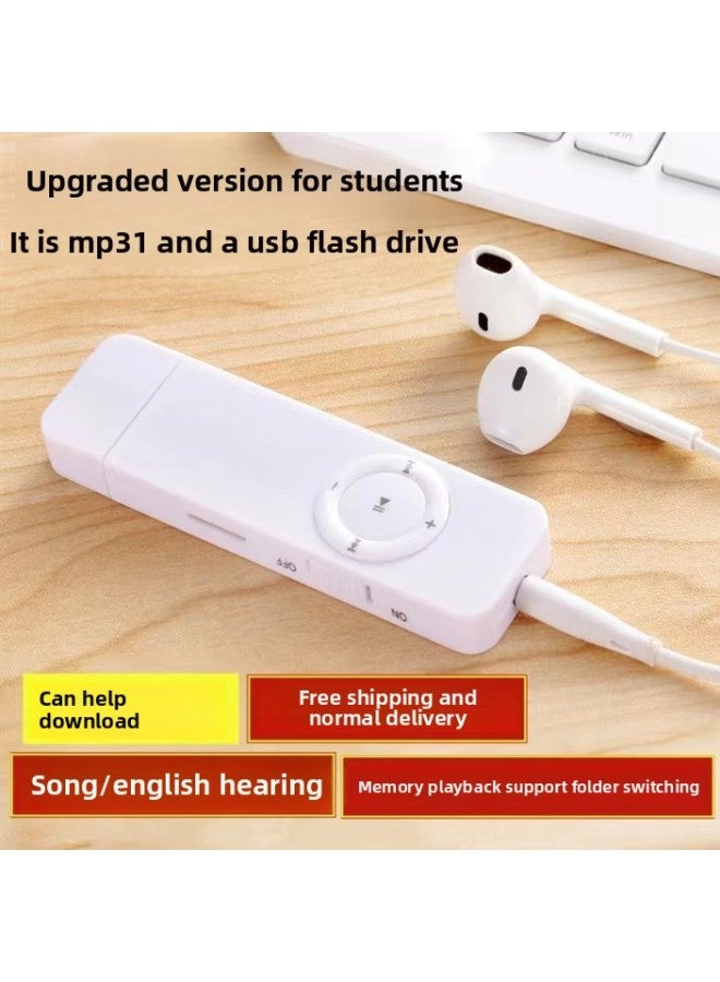 Student Version Mp3mp3 Walkman Student Version P4 English Music Player Mp4 Portable U Disk-Body Color:White [lifetime Replacement/with External Release]-Memory Capacity:128gb [with External Placement]-standard Configuration  - Image 2