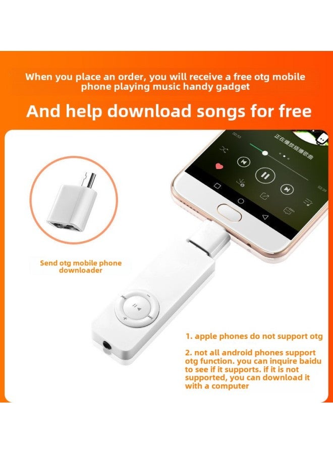 Student Version Mp3mp3 Walkman Student Version P4 English Music Player Mp4 Portable U Disk-Body Color:White [lifetime Replacement/with External Release]-Memory Capacity:128gb [with External Placement]-standard Configuration  - Image 4