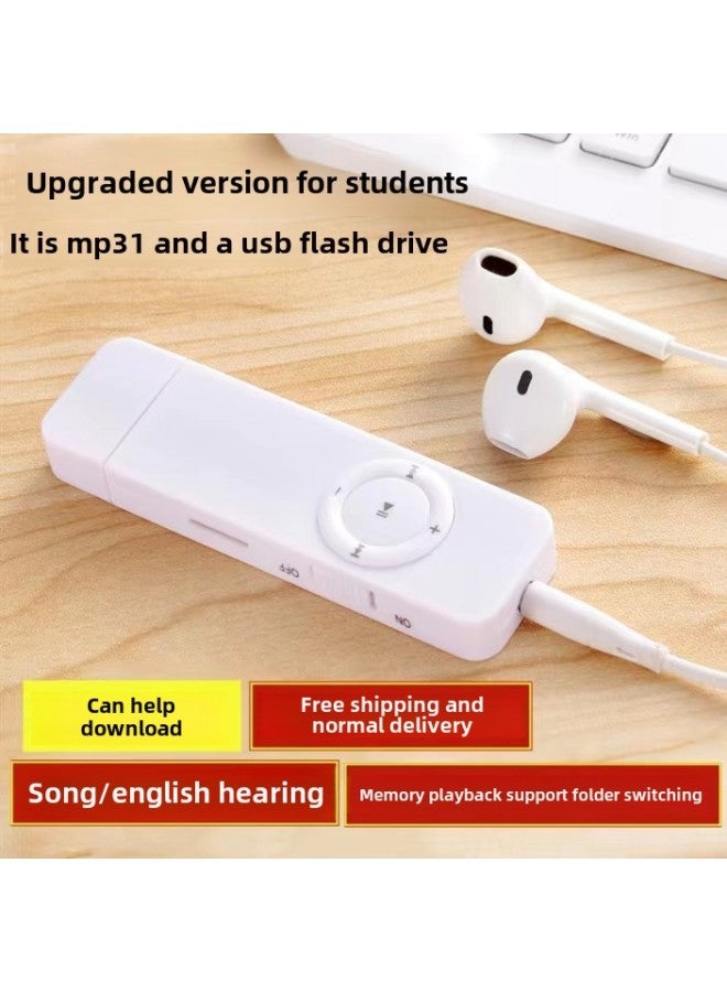 Student Version Mp3mp3 Walkman Student Version P4 English Music Player Mp4 Portable U Disk-Body Color:White [lifetime Replacement/with External Release]-Memory Capacity:128gb [with External Placement]-standard Configuration  - Image 3