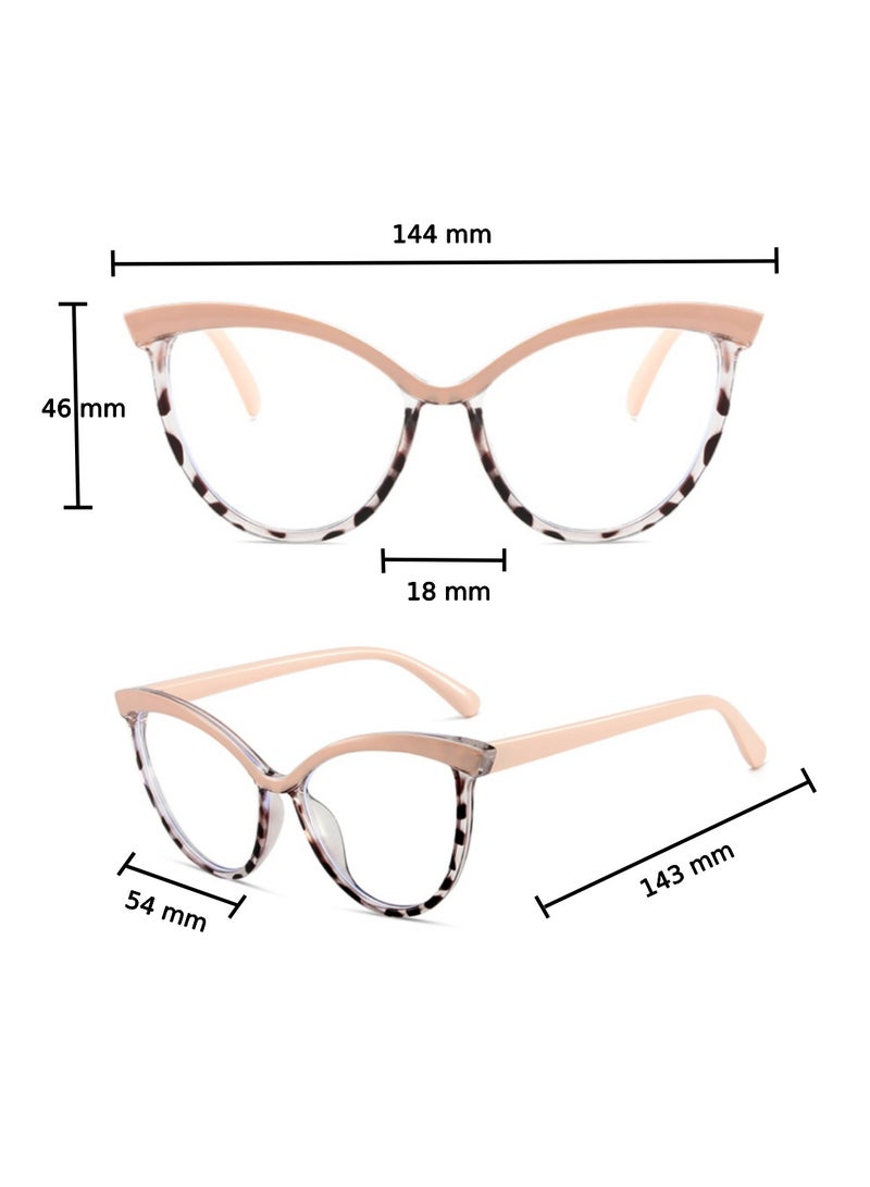 أوربان يوتيلتي نظارات بصرية لحجب الضوء الأزرق - إطارات ذات تصميم فاخر وكبيرة الحجم، عدسات شفافة، مستقطبة. حماية عالية من الضوء الأزرق للقراءة والعمل ووقت الشاشة. تصميم خفيف الوزن مستوحى من الفينتاج. - Image 3