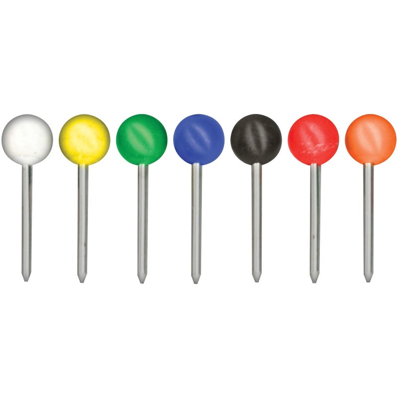 Advantus Medium Head Map Tacks, 3/8-Inch Shank, 3/16-Inch Head, Box of 250, Colors may vary (MTA250) - Image 3