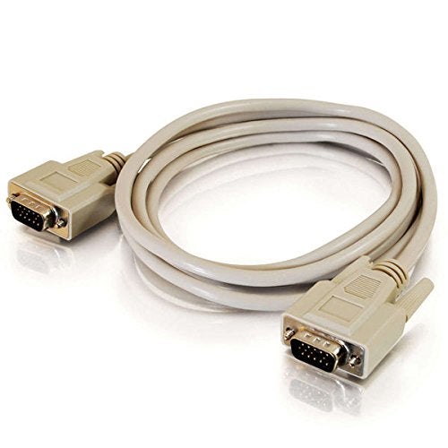 C2G 09455 VGA Cable - Economy Series VGA (SVGA) M/M Monitor Cable, Beige (10 Feet, 3.04 Meters) - Image 2