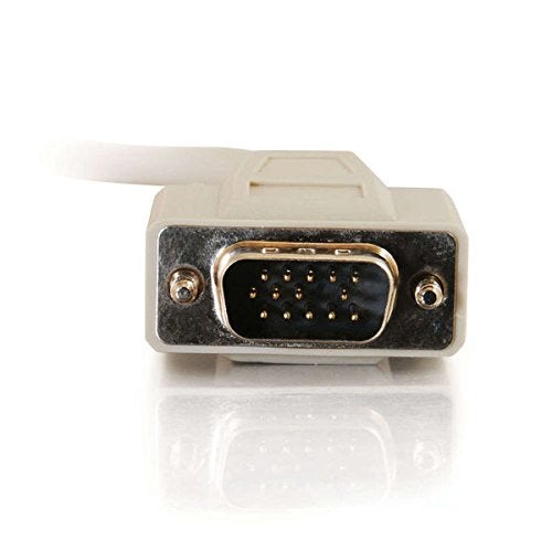 C2G 09455 VGA Cable - Economy Series VGA (SVGA) M/M Monitor Cable, Beige (10 Feet, 3.04 Meters) - Image 3