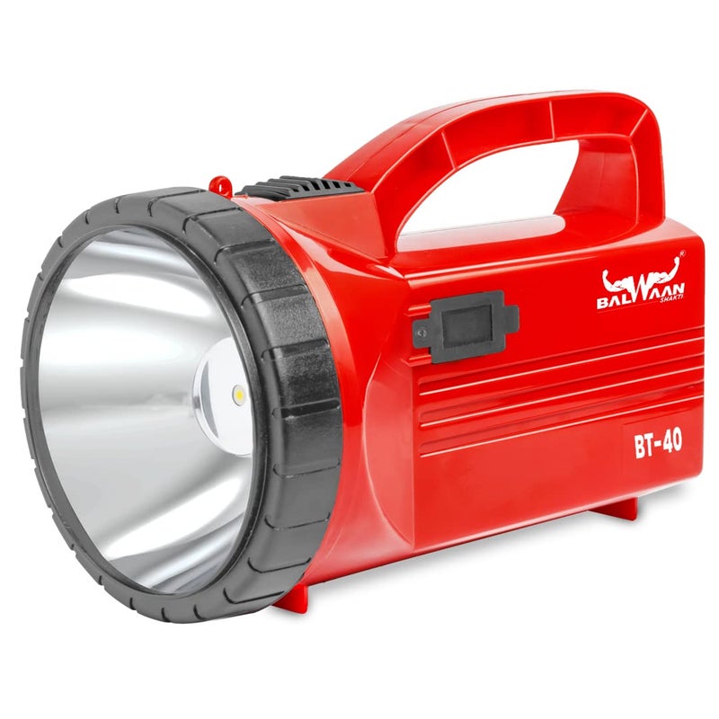 Balwaan Krishi Balwaan Krishi Bhoomi Shakti Torch BT40 Rechargeable LED Torch 5 Watt Long Beam 4000mAH liion Battery for Agricultural Activities Outdoor Activities Home use Get a Charging Cabel Free  - Image 1