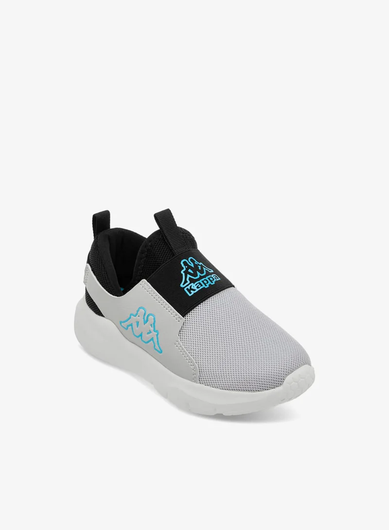 Kappa Boys' Logo Detail Slip-On Sports Shoes with Pull Up Tab