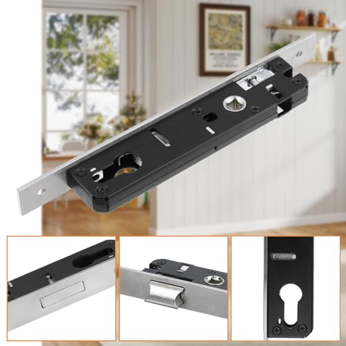 Risbay 1PCS Silver Aluminum Alloy 2 Point Bolt Mortise Lock Replacement Fit for Pella Storm Door Handle Set Part with Screws - Image 5