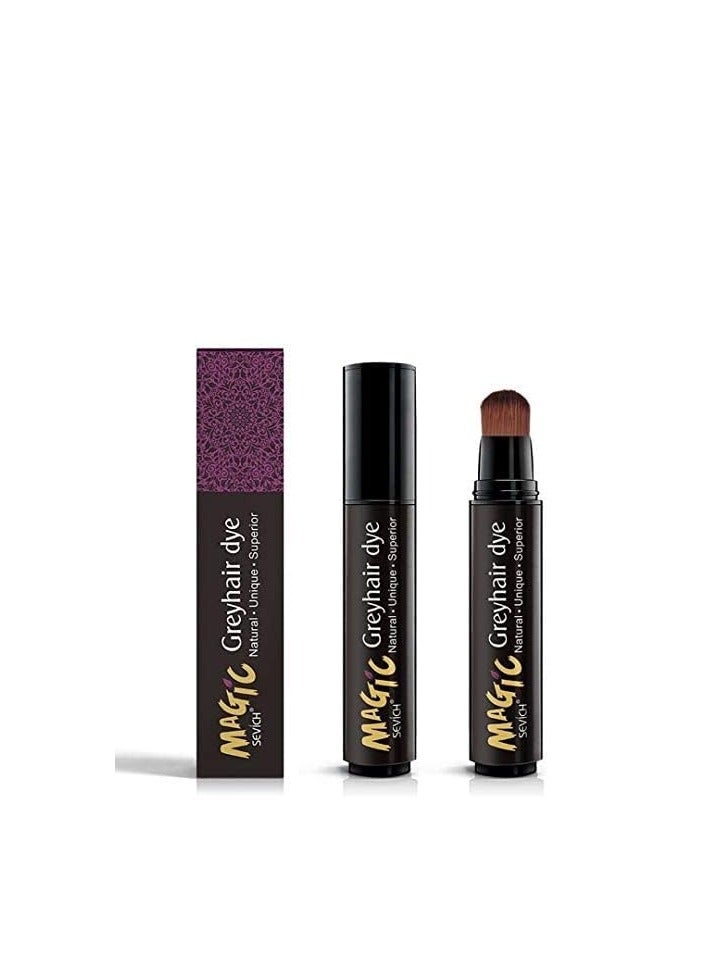 gowwim Temporary Hair Dye Pen Brush Root Touch Up Hair Colour Instant Root Concealer Cover Grey White Hair Root Coffee - Image 1