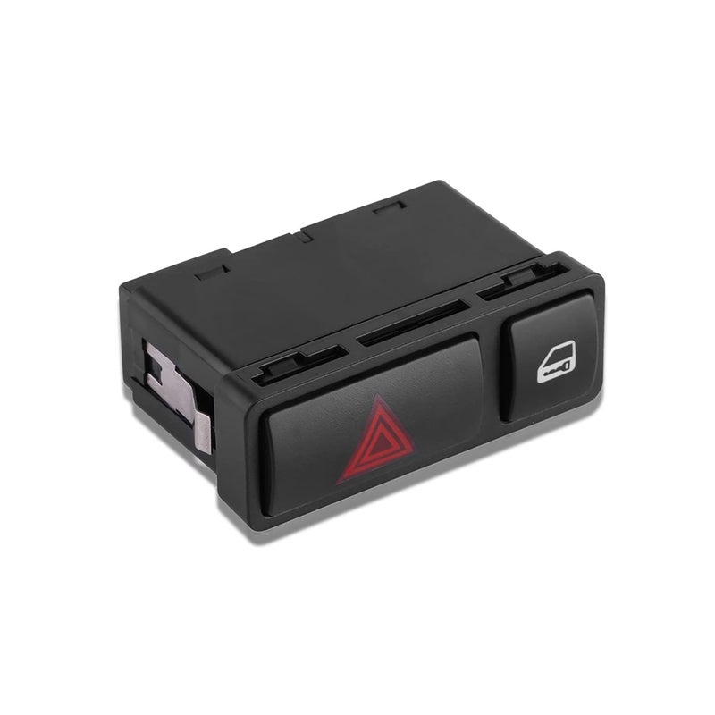 Keenso E46 Hazard Switch, Durable Unlock Button Door Lock, Interior Trim Switch for E46, 3 Series, E53, E85, 325, X5 (Compatible with 613183618920) - Image 1