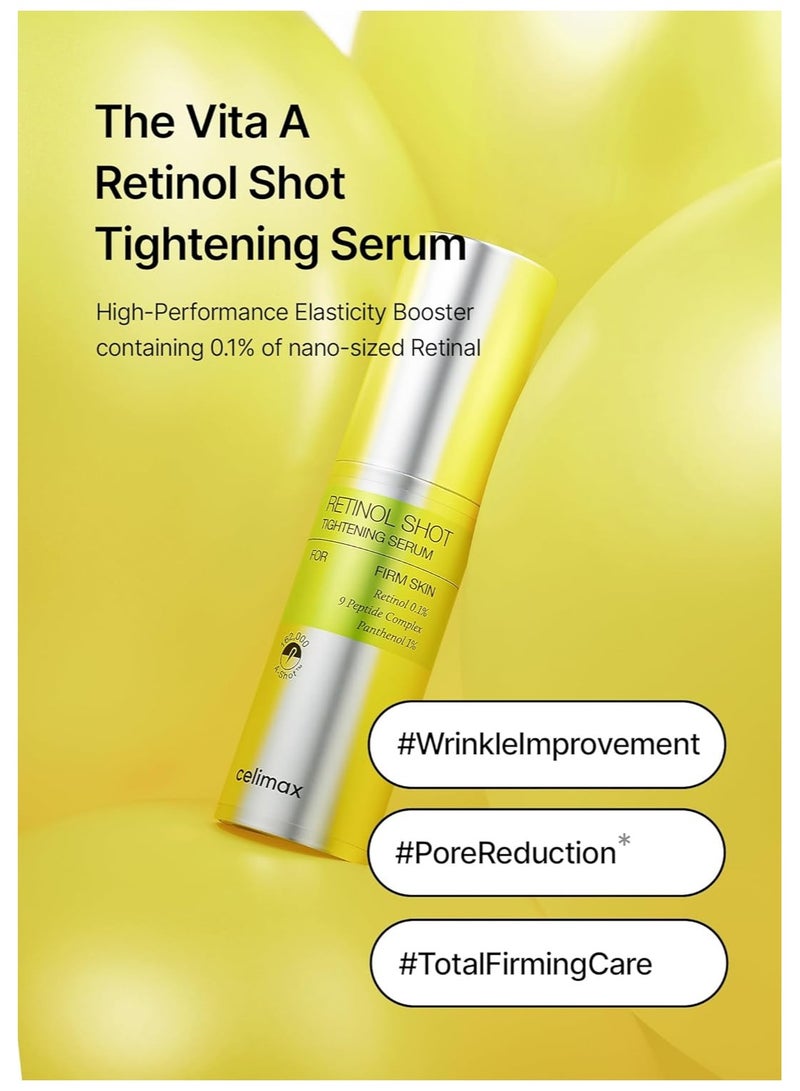 سيليماكس سيروم ريتينول شوت لشد البشرة من ذا فيتا ايه | مع فيتامين ايه النقي والريتينول والببتيد وتقليل المسام والتجاعيد والخطوط الدقيقة، بشرة اكثر تماسكا، 30 مل - Image 2