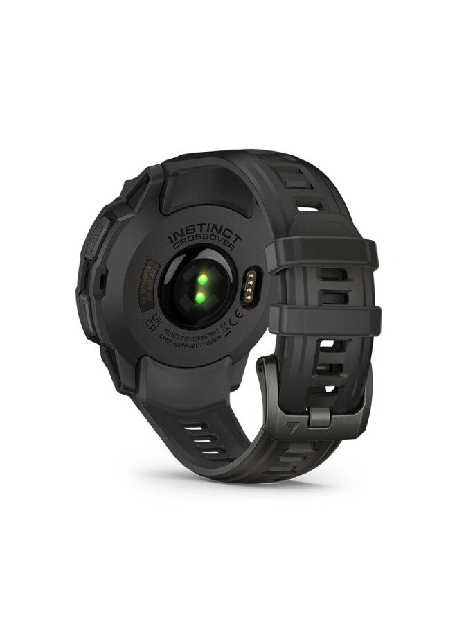 Garmin Instinct Crossover Amoled Screen Accurate Time Heart Rate Blood Oxygen Monitoring Hiking Running Outdoor Sports Watch - Image 3