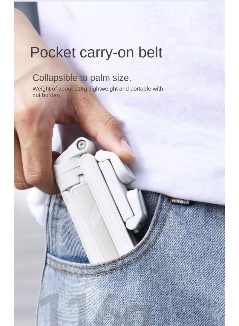 Ulanzi JJ02 3-in-1 Bluetooth Selfie Stick with Tripod | Portable Handheld Stabilizer for Photography | Foldable Compact Design, 116g Lightweight, 10m Remote Control, Extendable Pole, 360° Adjustable Phone Clip, Cold Shoe Mount for Accessories - Image 2