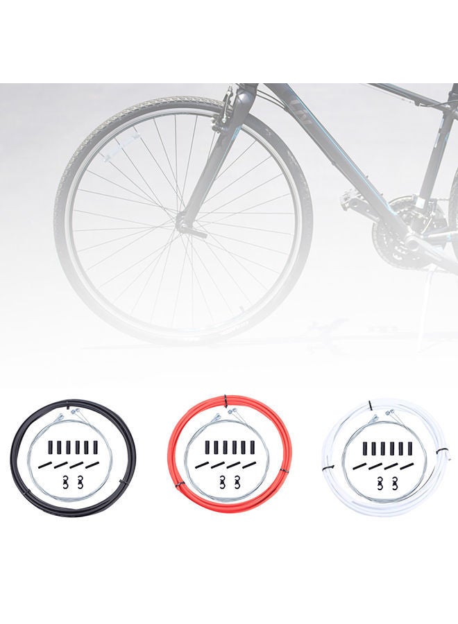 NIBEMINENT Mountain Road MTB Bicycle Bike Brake Cable Housing Line Ferrules End Caps Kit 25x15x3cm - Image 4