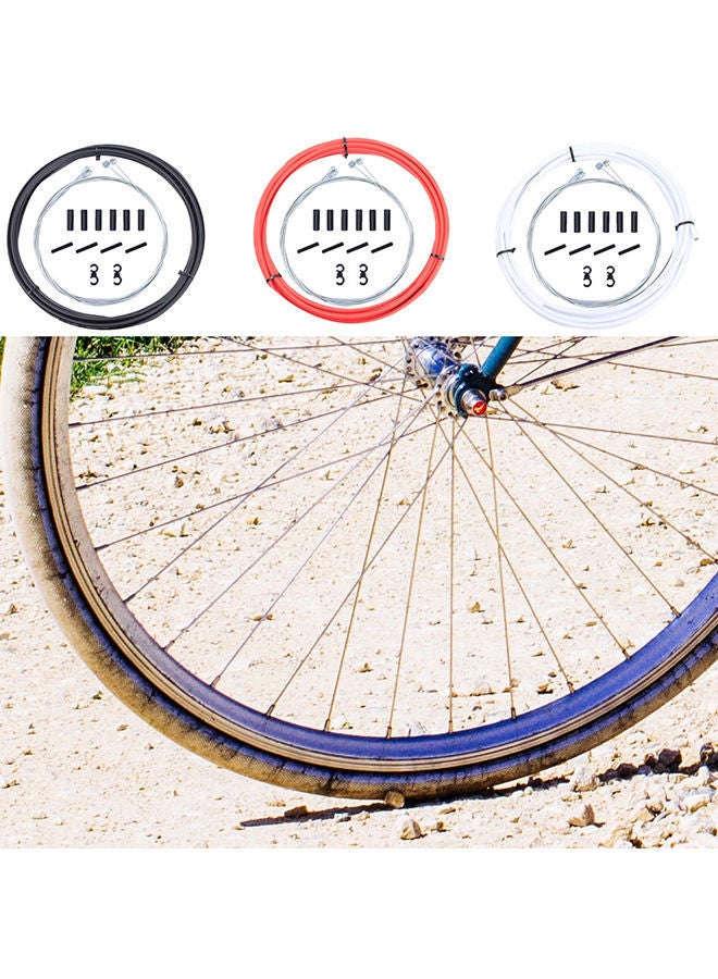 NIBEMINENT Mountain Road MTB Bicycle Bike Brake Cable Housing Line Ferrules End Caps Kit 25x15x3cm - Image 5