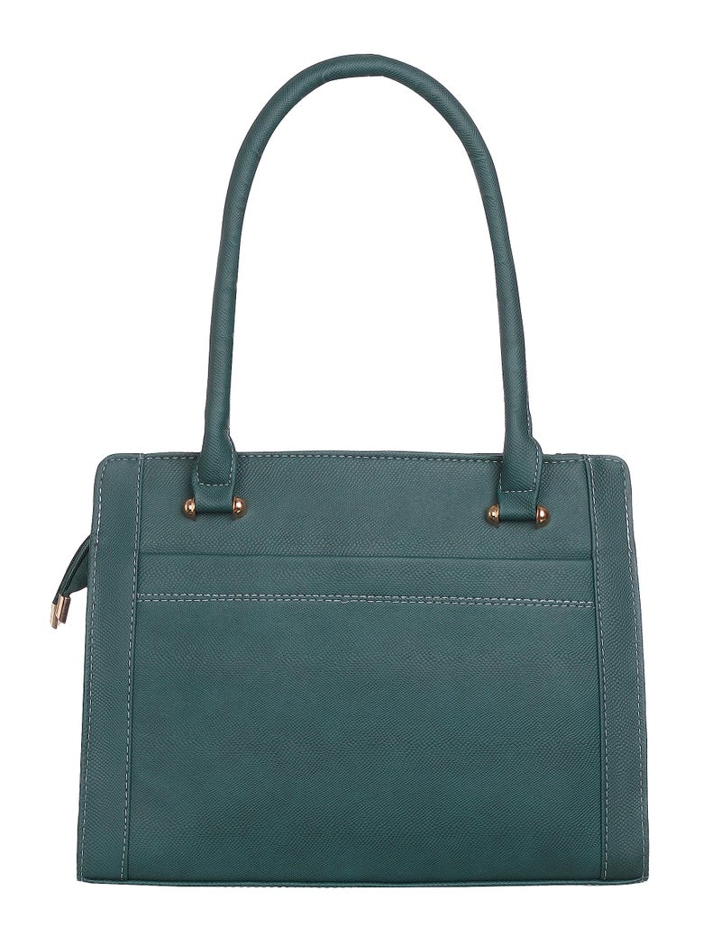 Keywest Women's Britney Satchel Tote Handbag for Women | Ladies purse | Stylish Shoulder Bag | Gift For Woman | Green - Image 3