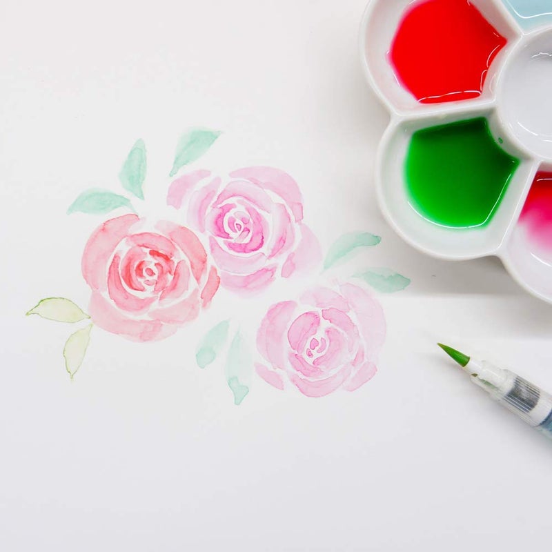 Zig أقلام زيج كوريتيك غانساي تامبي المائية، مجموعة 48 لون متعددة الألوان - Image 5