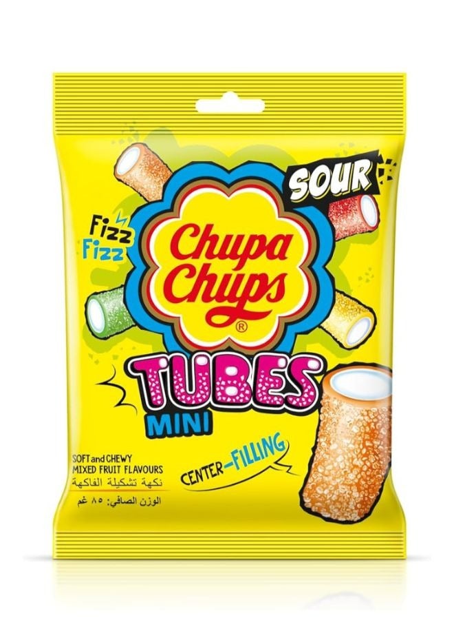 Chupa Chups Sour Mini Tubes Jelly Candy 24.2g - Image 1