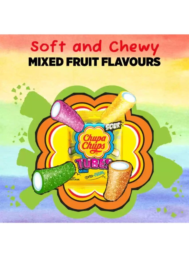Chupa Chups Sour Mini Tubes Jelly Candy 24.2g - Image 2