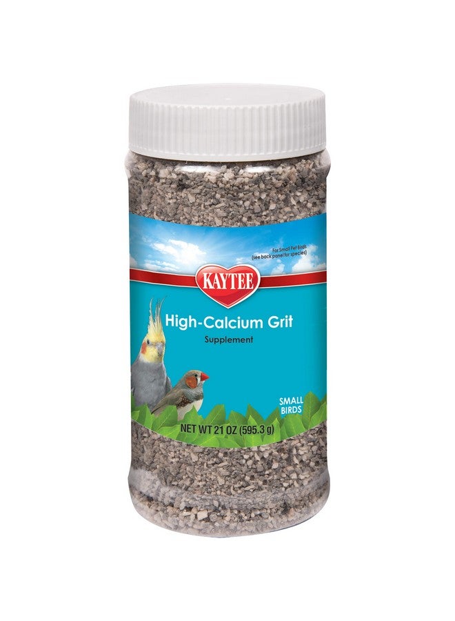 Kaytee Hi-Calcium Grit for Small Birds - Jar 21 oz - Image 1