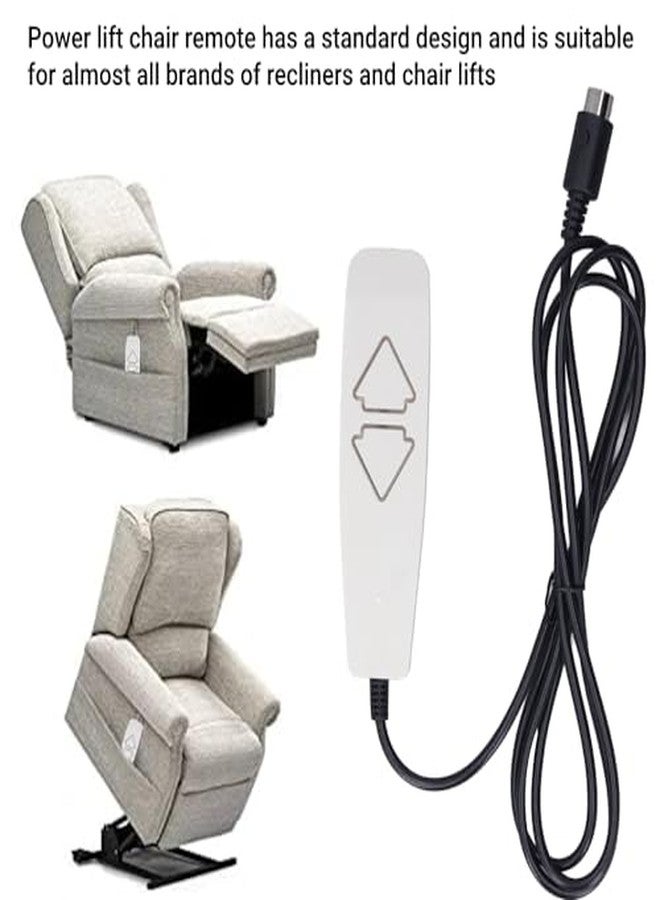 LiebeWH Lift Chairs Remote Universal 2 Push Button 5 Pin ABS Lift Chairs Remote Hand Control Replacement for Power Recliner - Image 4