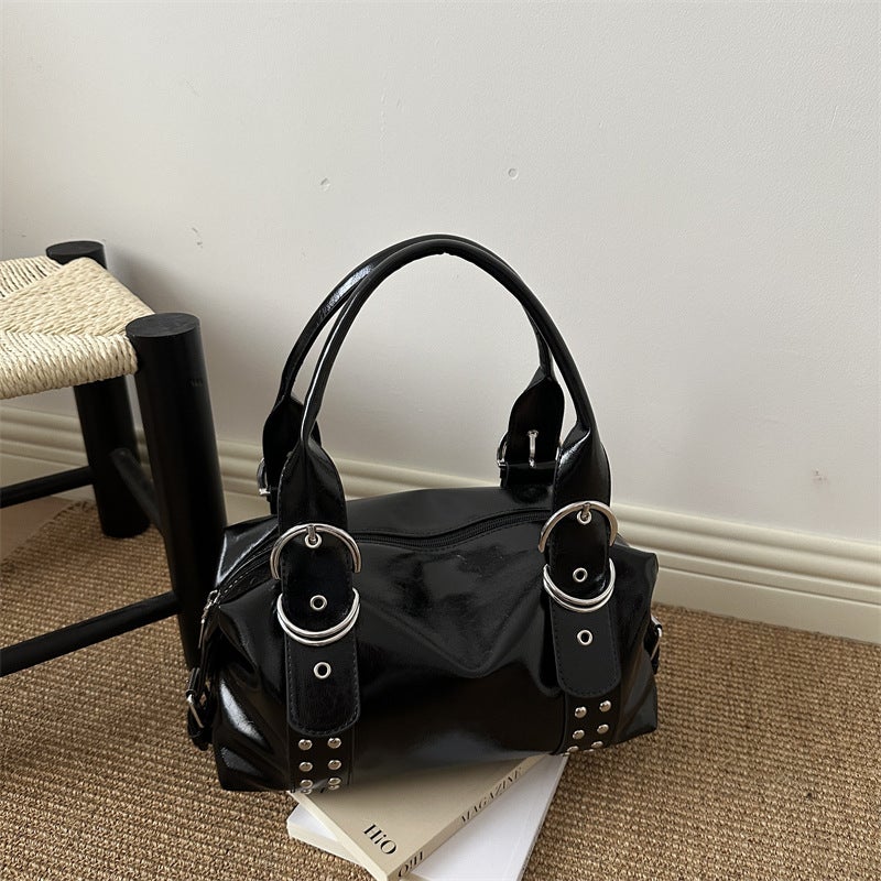 Eighth Element Women's PU Shoulder Bag 2026 New Style with Rhinestones - Image 2