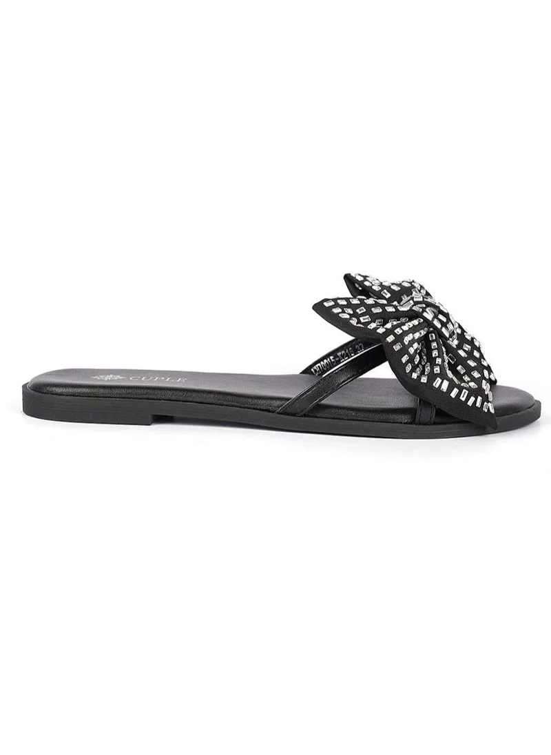 كابلي صندل منزلق نسائي للأناقة اليومية