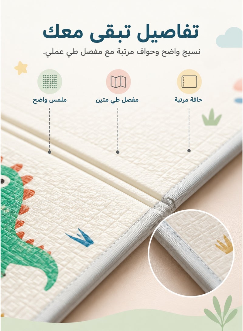large foldable kids room carpet jungle animal design floor mat kids carpet foam kids carpet girls kids carpet large kids mat play mat for babies baby mat play mat rug floor rug play carpet for kids - Image 4
