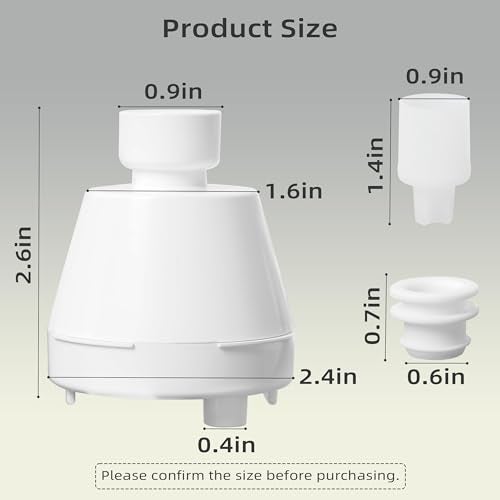 Baofum Cat Water Fountain Replacement Filter Housing & Silicone Nozzle Plug Set Pet Water Dispenser, Pet Fountain Parts Accessories (B. 1 Housing+2 Silicone Nozzle Plug) - Image 3