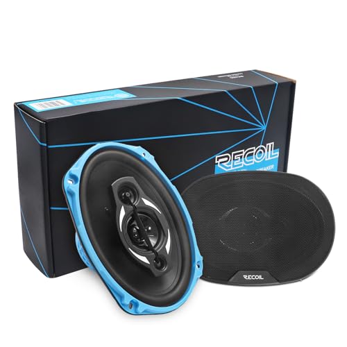 RECOIL RCX694 Echo Series 4-Way 6X9-Inch Car Audio Coaxial Speaker System with Grilles, Sold in Pairs - Image 2