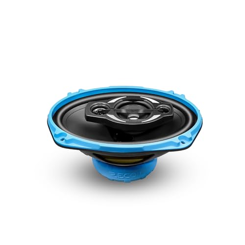 RECOIL RCX694 Echo Series 4-Way 6X9-Inch Car Audio Coaxial Speaker System with Grilles, Sold in Pairs - Image 3